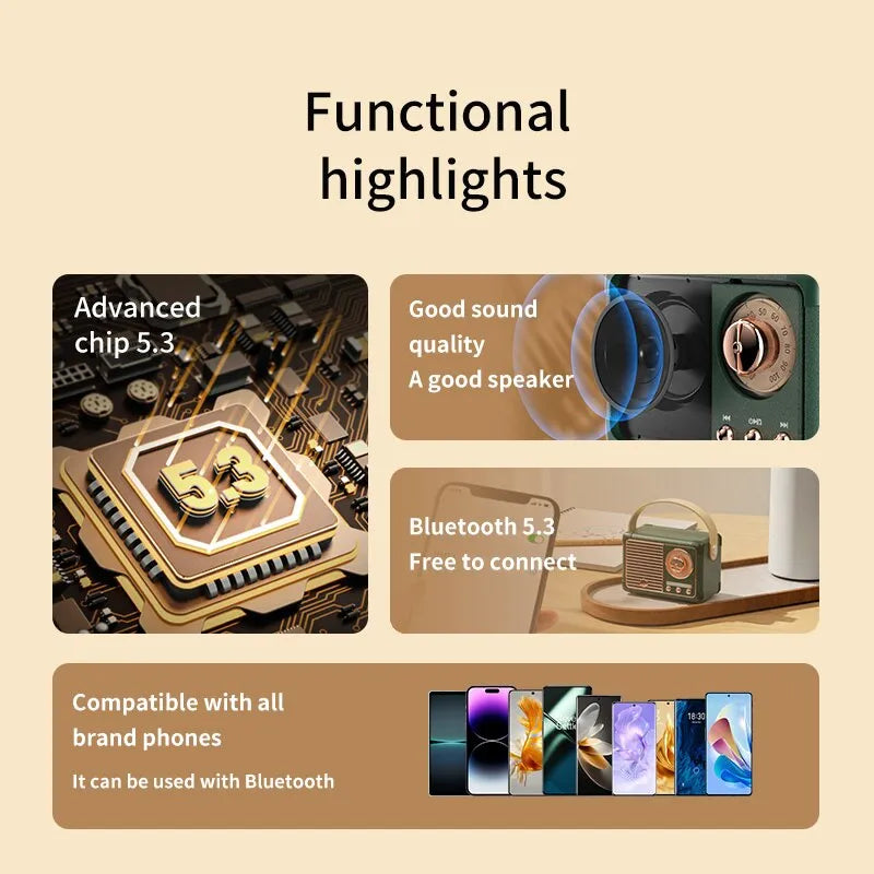 HM11 Portable Bluetooth Speaker
