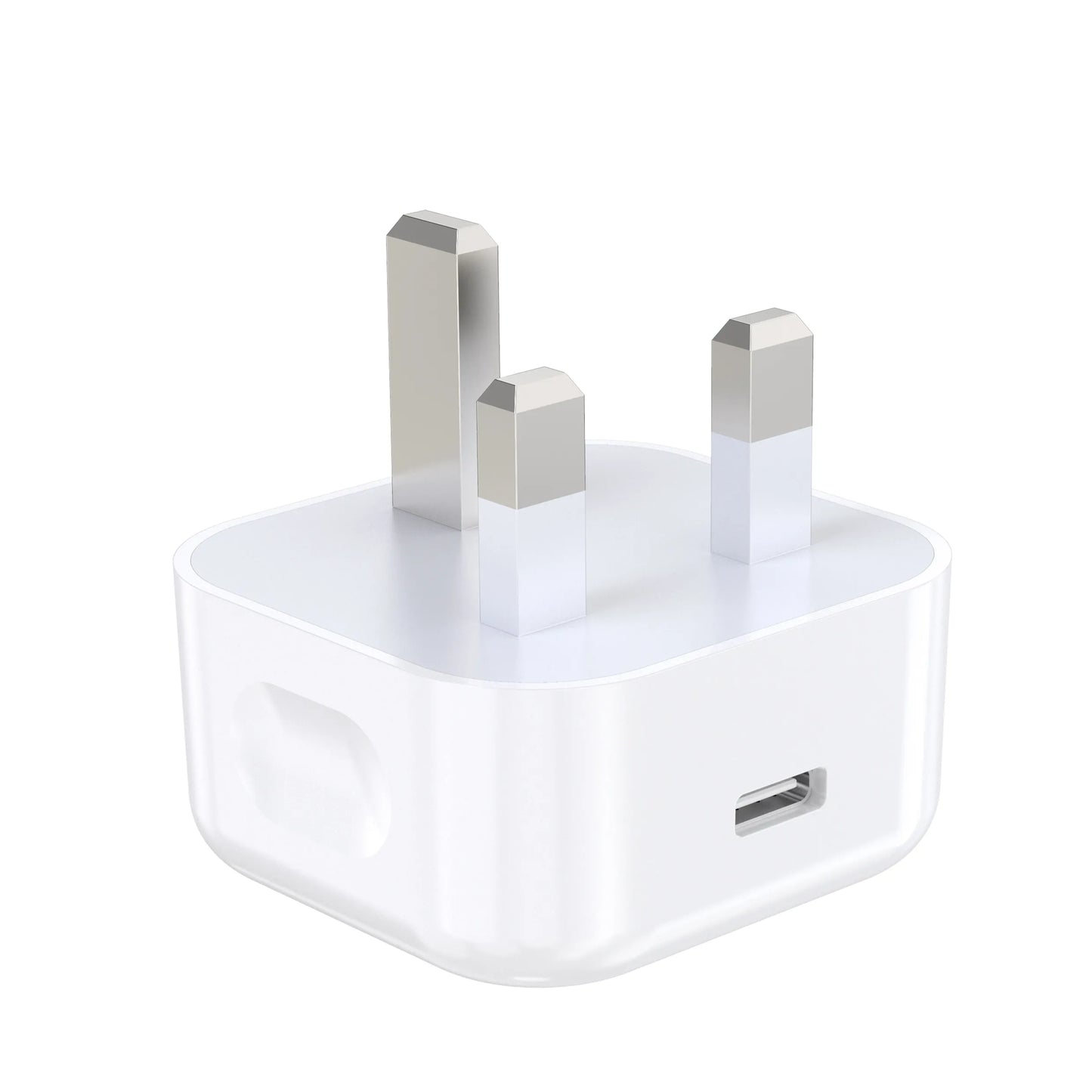 20W UK Plug Fast Charger USB C Adapter