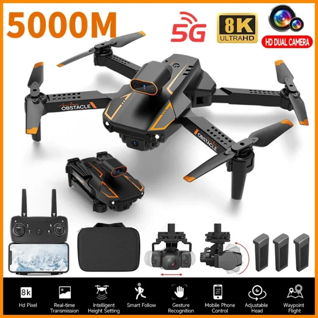 Erilles Profession Obstacle Avoidance Dual Camera Drone