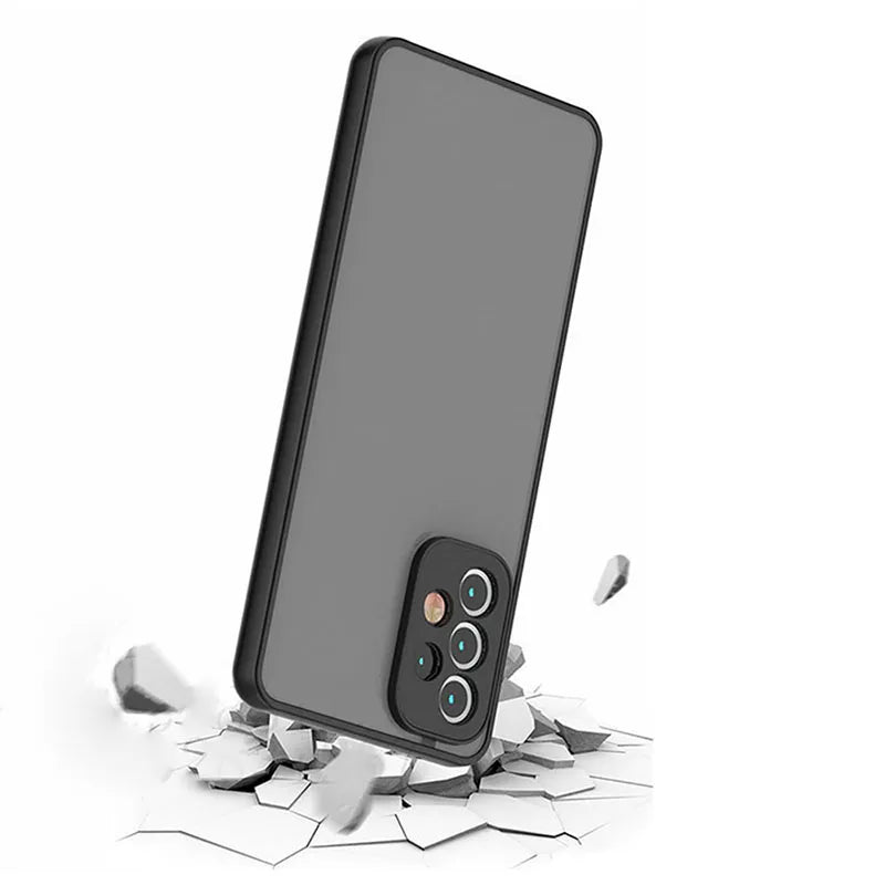 Luxury Hybrid Matte Case For Samsung Red-Army Green