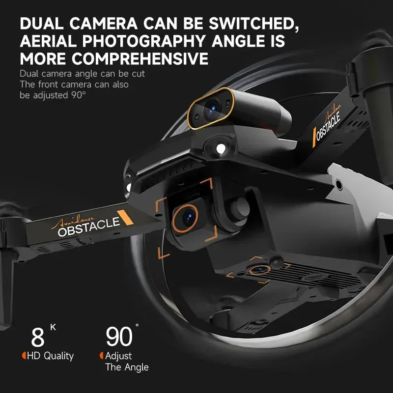 Erilles Profession Obstacle Avoidance Dual Camera Drone