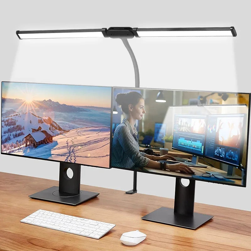 USB Double Head LED Desk Lamp