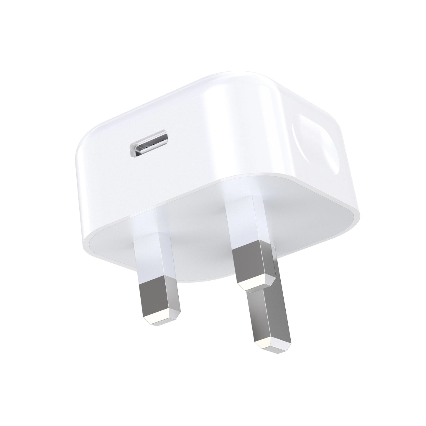 20W UK Plug Fast Charger USB C Adapter