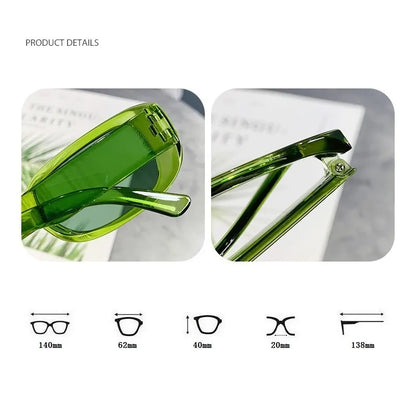 Womens Rectangular Sunglasses